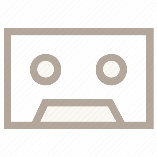 Audio cassette, cassette, compact cassette, music cassette, tape deck icon - Download on Iconfinder