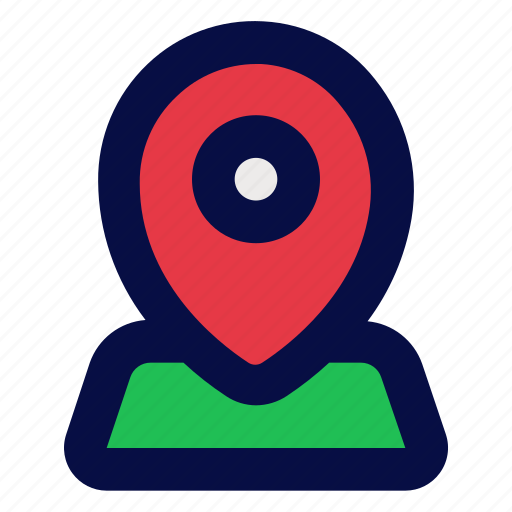 Location, sign, navigation, gps, direction, position, point icon - Download on Iconfinder