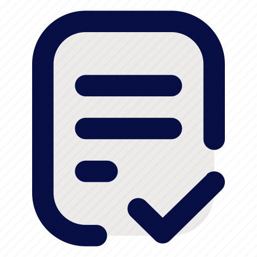 File, business, document, data, folder, paperwork, done icon - Download on Iconfinder