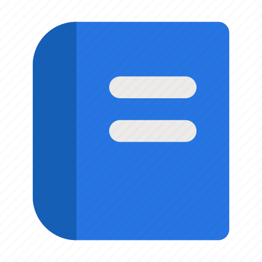 Notebook, book, study, education, knowledge, literature, library icon - Download on Iconfinder