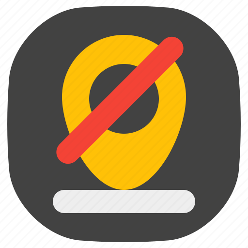 No, location, user, interface, ui, button, web icon - Download on Iconfinder