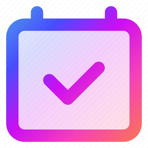 Calendar, check, agenda, appointment, date, event, month icon - Download on Iconfinder