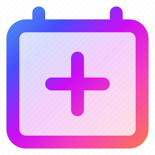 Calendar, plus, add, agenda, appointment, date, event icon - Download on Iconfinder