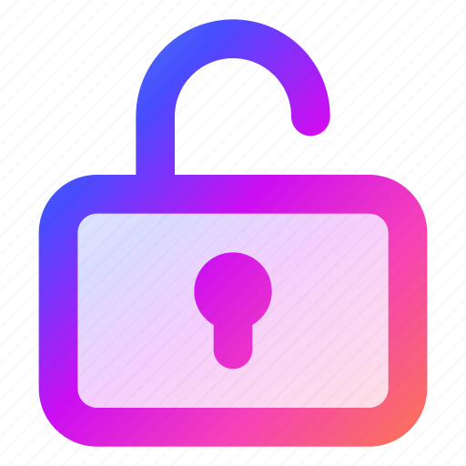 Lock, open, key, padlock, password, protection, secure icon - Download on Iconfinder