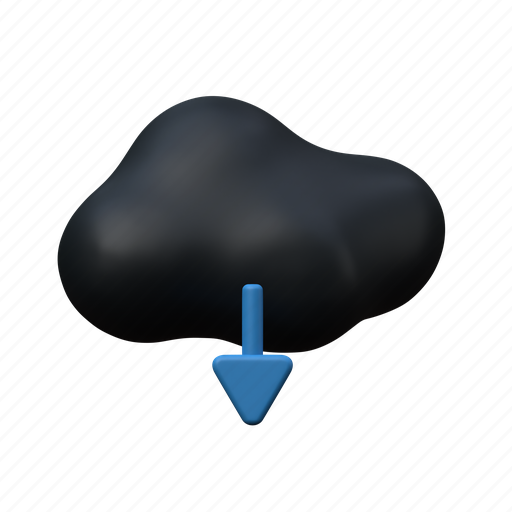 Cloud, restore, storage, data 3D illustration - Download on Iconfinder