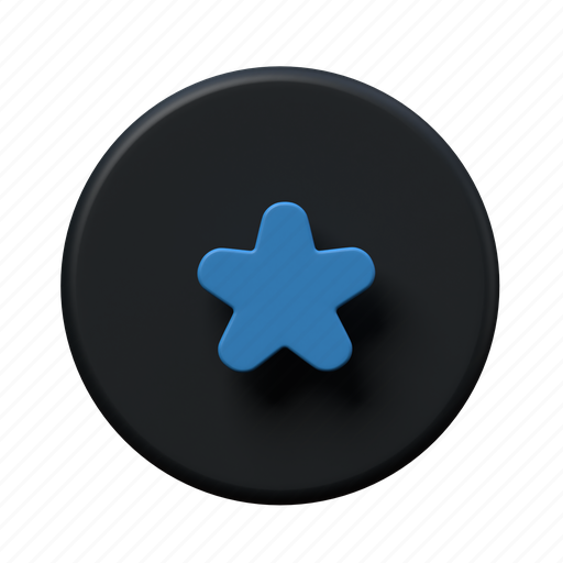 Star, rating, badge, medal, feedback, review 3D illustration - Download on Iconfinder