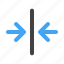 merge, orientation, center, direction, arrows 