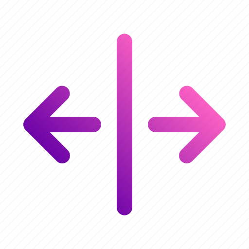Split, direction, arrows, ui, edit, tools icon - Download on Iconfinder