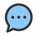 chat, bubble, message, messenger, conversation, communications
