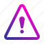 warning, alert, danger, exclamation, triangle 