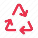 recycle, recycling, triangle, signs, ecology, and, environment