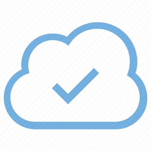 Cloud acceptance, cloud checkmark, cloud computing, cloud network, wireless technology icon - Download on Iconfinder