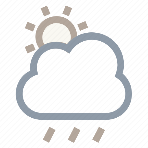 Atmosphere, cloud, raining, sun, weather icon - Download on Iconfinder