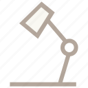desk lamp, electricity, light, office equipment, table lamp