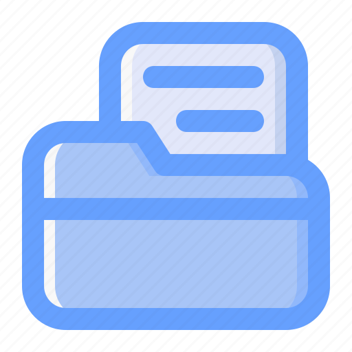 Folder, document, file, format icon - Download on Iconfinder