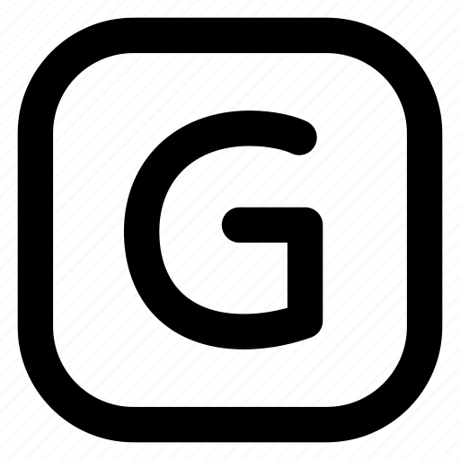 G button, g letter, g alphabet, alphabet, media button icon - Download on Iconfinder