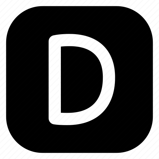 D letter, alphabet, rudiment, grammar, abecedary icon - Download on Iconfinder