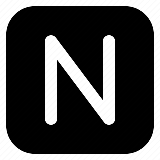 N letter, alphabet, rudiment, grammar, abecedary icon - Download on Iconfinder