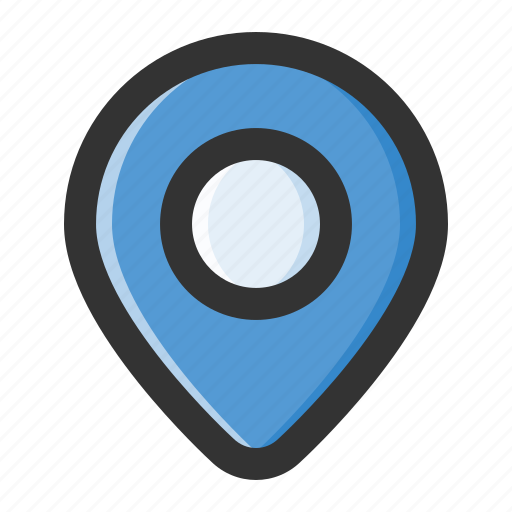 Location, pin, navigation, gps, marker, pointer, map icon - Download on Iconfinder