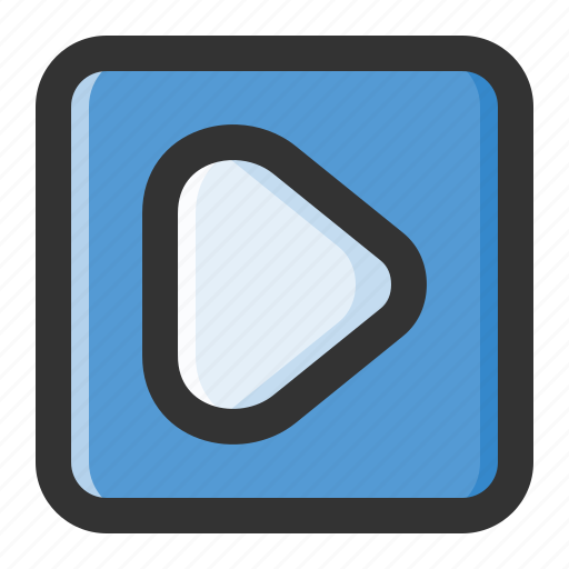 Play, player, multimedia, video, sound, audio, start icon - Download on Iconfinder