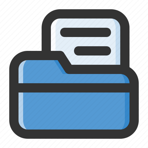 Folder, file, document, data, archive, directory, paper icon - Download on Iconfinder