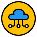 cloud, storage, database, server, network, internet, file 