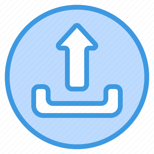 Upload, arrow, up, file, document, folder, connection icon - Download on Iconfinder