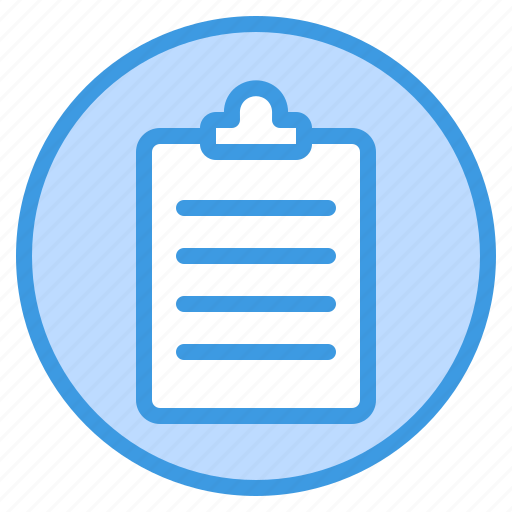 Note, document, paper, page, file, data, clipboard icon - Download on Iconfinder