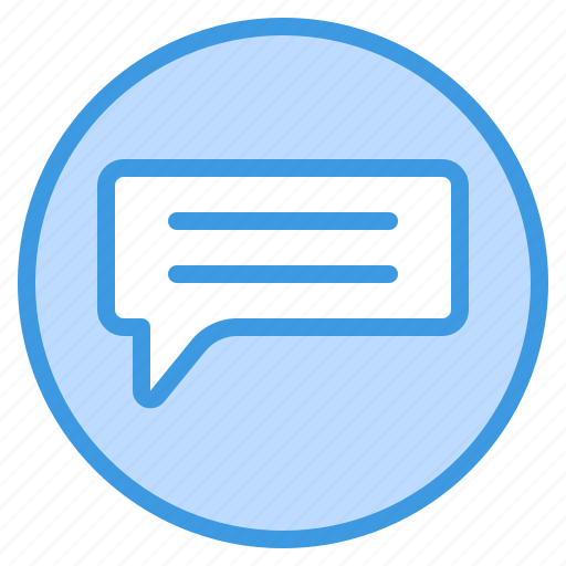 Comment, chat, message, bubble, talk, speech, communication icon - Download on Iconfinder