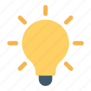 lamp, bulb, idea, light, user, interface