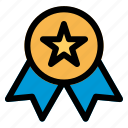 badge, medal, best, seller, user, interface