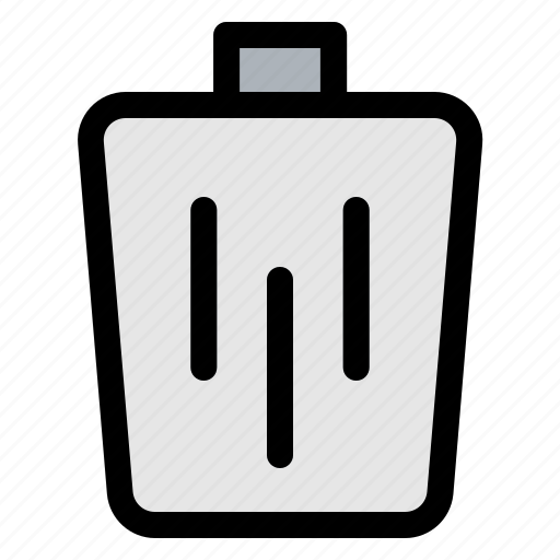 Bin, trash, basket, delete, remove icon - Download on Iconfinder