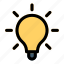 lamp, bulb, idea, light, user, interface 