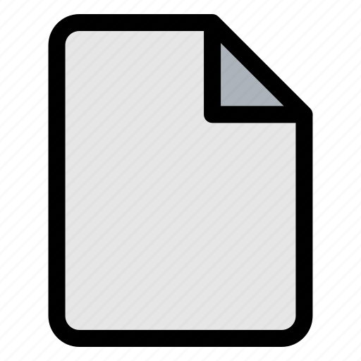 Paper, document, blank, sheet, file icon - Download on Iconfinder