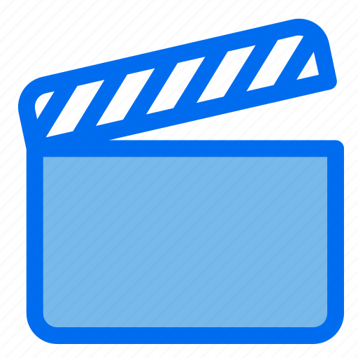 Movie, film, cinema, clapper, user, interface icon - Download on Iconfinder