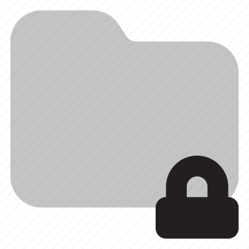 Folder, locked, file, document, format, extension, paper icon - Download on Iconfinder