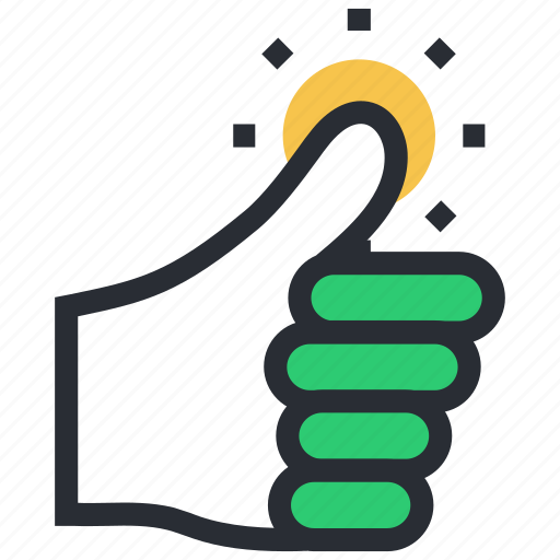 Best, hand sign, like, ok, thumb up icon - Download on Iconfinder