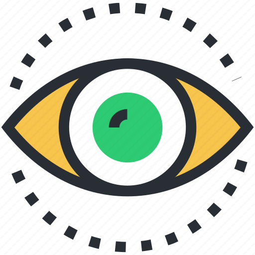 Eye, eye focus, human eye, retina, view icon - Download on Iconfinder
