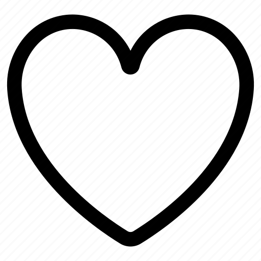 Heart, love, shape, empty, in icon - Download on Iconfinder