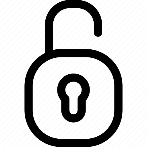 Unlock, lock, secure, padlock, security icon - Download on Iconfinder