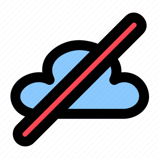 Cloud, disabled, disconnected, off, offline, server, storage icon - Download on Iconfinder