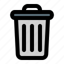 bin, delete, dustbin, garbage, remove, rubbish, trash