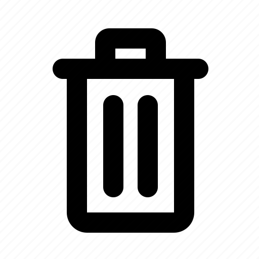 Trash, delete, trash can, garbage, can, uninstall, button icon - Download on Iconfinder