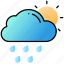 cloud, sun, ui, user interface, weather 