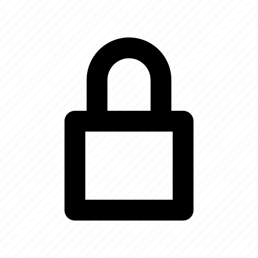 Lock, locked, protection, user interface icon - Download on Iconfinder