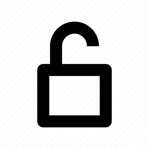 Lock, unlocked, open, user interface icon - Download on Iconfinder