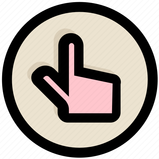 Finger, gesture, hand, point, ui, up, ux icon - Download on Iconfinder
