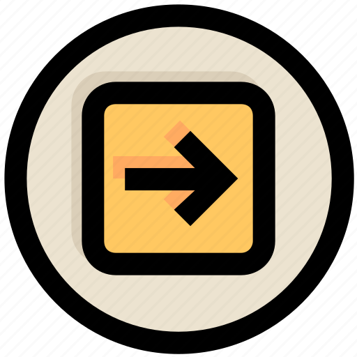 Arrow, direction, next, right, square, ui, ux icon - Download on Iconfinder