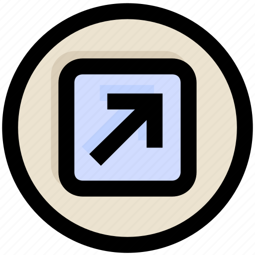 Arrow, direction, sent, square, ui, up, ux icon - Download on Iconfinder