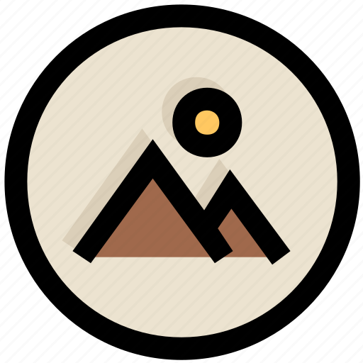 Landscape, mountains, nature, photo, picture, ui, ux icon - Download on Iconfinder